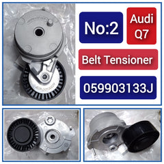 Belt Tensioner With Pulley 059903133J 059903133F 059903133BA Compatible With AUDI A4 A6 A7 A8 Q5 Q7 & VW TOUAREG (7P5, 7P6)
