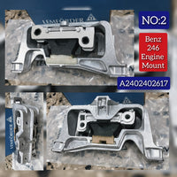 Engine Mounting Left A2402402617 Compatible With MERCEDES-BENZ B-CLASS Sports Tourer (W246, W242) Tag No.2