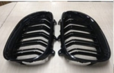 Black Colour Kidney Grill Set 51137065701=L.H & 51137065702=R.H Compatible With BMW 5 Series E60 Tag 2