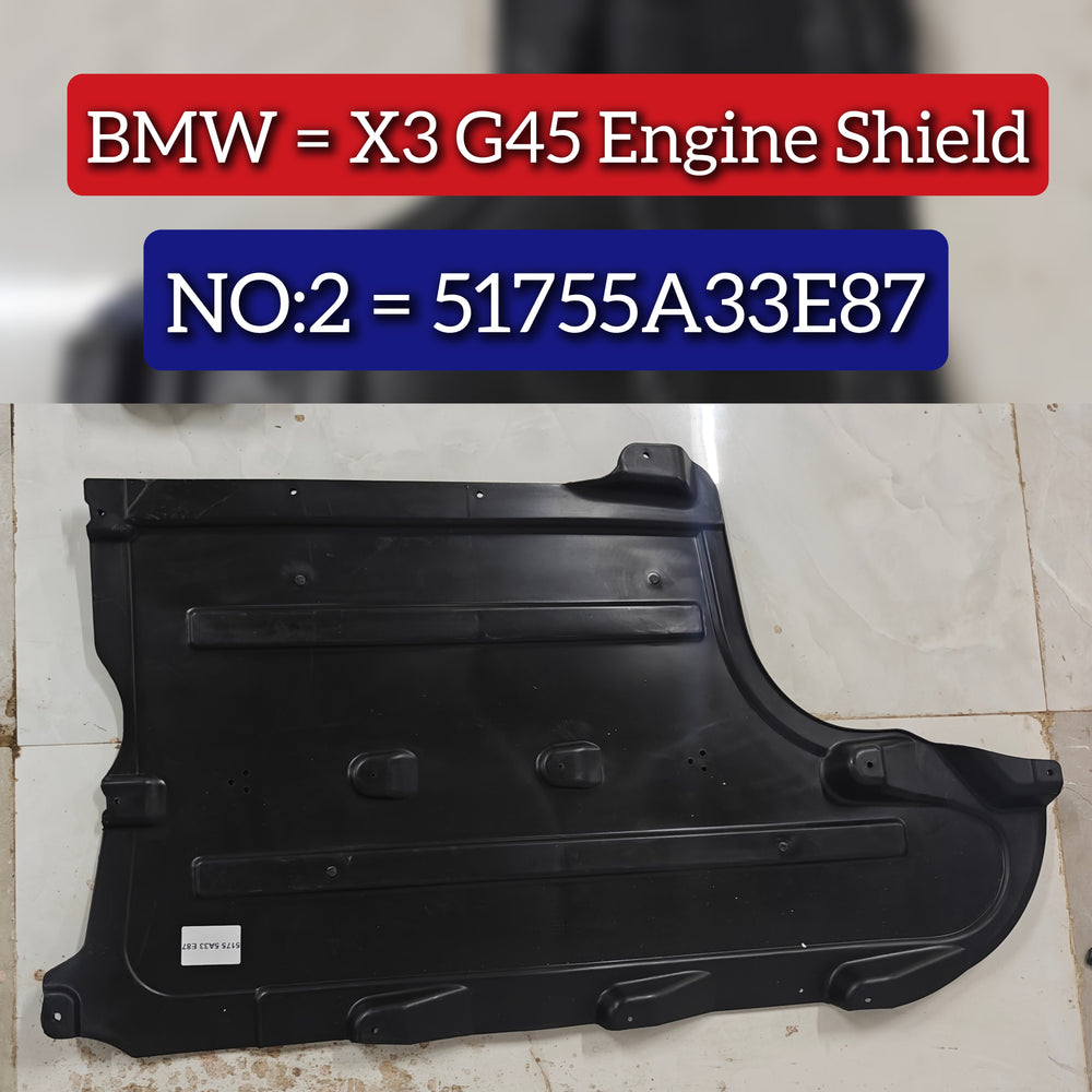 Engine Shield 51755A33E87 Compatible With BMW X3 G45 Tag No.2