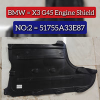 Engine Shield 51755A33E87 Compatible With BMW X3 G45 Tag No.2