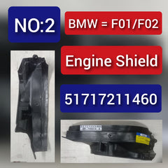 Sound Insulation Upper Section Left 51717211460 Compatible with BMW 7 Series F01 F02 Tag No.2