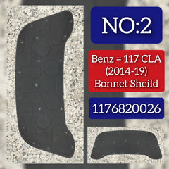 Engine Hood Insulation Pad 1176820026 A1176820026 Compatible With MERCEDES-BENZ CLA Coupe C117 Tag No.2