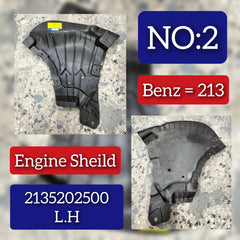 Front Left Radiator Support Splash Shield 2135202500 Compatible With MERCEDES-BENZ E-CLASS (W213) (2016-2019) Tag No.2