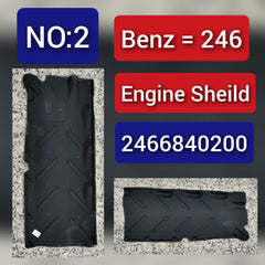 Front Right Floor Under Cover Shield 2466840200 Compatible With MERCEDES-BENZ B-CLASS W246 Tag No.2