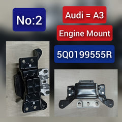 Left Transmission Gearbox Mounting 5Q0199555R Compatible With AUDI A3 Limousine (8VS, 8VM) | A3 / S3 & SKODA OCTAVIA III (5E3, NL3, NR3) Tag No:2