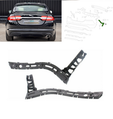 Rear Bumper Bracket Left C2Z13534 & Right C2Z13533 Compatible With Jaguar XF (2009-2015) Tag No.3007