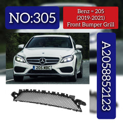 Front Bumper Grill 2058852123 Compatible With Mercedes-Benz C-CLASS W205 (2015-2018) Tag No.305
