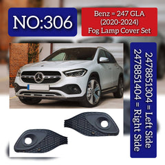 Fog Lamp Cover Left 2478851304 & Right 2478851404 A2478851304 Compatible With Mercedes Benz (247-GLA) (2020-2024) Tag No.306