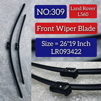 Front Wiper Blade Set (26"19 Inch) LR093422 Compatible With RANGE ROVER VELAR L560 Tag No.309