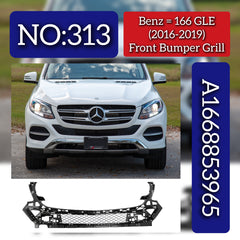 Front Bumper Grill A1668853965 1668853965 Compatible With Mercedes Benz (W166) GLE-Class (2016-2019) Tag No.313