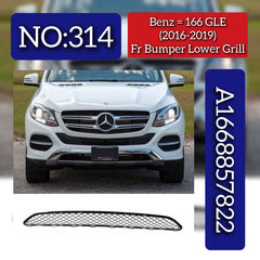 Front Bumper Lower Grill A1668857822 1668857822 Compatible With Mercedes Benz (W166) GLE-Class (2016-2019) Tag No.314