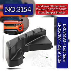 Front Bumper Bracket Right LR036189 & Left LR036193 Compatible With Land Rover Range Rover Evoque - L538 (2012-2019) Tag No.3154