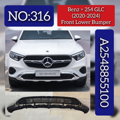 Front Lower Bumper 2548855100 Compatible With Mercedes-Benz GLC-Class W254 (2020-2024) Tag No.316