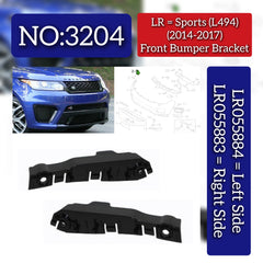 Front Bumper Bracket Right LR055883 & Left LR055884 Compatible With Land Rover Range Rover Sport - L494 (2014-2017) Tag No.3204