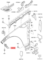 Fender Bracket Right LR033051 & Left LR033055 Compatible With Land Rover Range Rover Sport - L494 (2014-2017) Tag No.3205