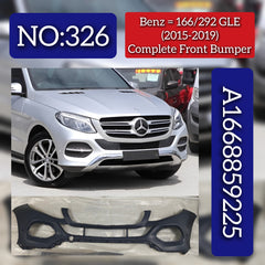 Complete Front Bumper A1668859225 1668859225 Compatible With MERCEDES-BENZ GLE (W166) (2015-2019) Tag No.326