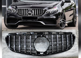 GTR Silver Show Grill Compatible With Mercedes Benz E-CLASS W212 T-2 Tag 32