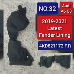 Front Right Fender Liner 4KD821172 Compatible With AUDI A6 C8 4K Tag-FEA-32