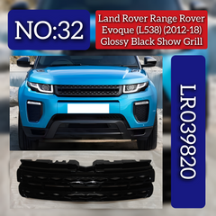 Glossy Black Show Grill LR039820 Compatible With Range Rover Evoque (L538) (2012-2018) Tag No.32