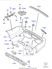 Rear Bumper Bracket Right LR015110 & Left LR015111 Compatible With Land Rover Range Rover Vogue - L322 (2009-2012) Tag No.3303