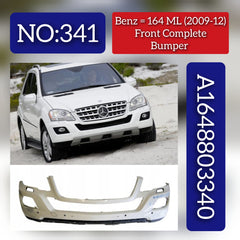 Front Bumper A1648803340 Compatible With MERCEDES-BENZ M-CLASS (W164) 2009-2012 No:- 341