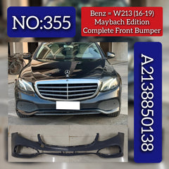 Complete Front Bumper 2138850138 Compatible With Mercedes Benz W213 (2016-19) Tag No.355