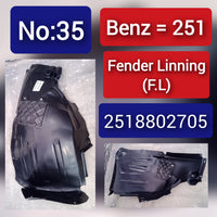 Front Left Fender Liner A2518802705 2518802705 Compatible With MERCEDES-BENZ R-CLASS W251 Tag-FEM-35