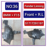 Rear Right Fender Liner 51717291198 Compatible With BMW X5 F15 Tag-FE-36