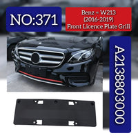 License Plate Grill A2138803000 2138803000 Compatible With Mercedes Benz W213 (2016-19) Tag No.371