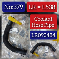 Engine Coolant Hose LR093484 Compatible With Range Rover Velar L560