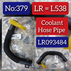 Engine Coolant Hose LR093484 Compatible With Range Rover Velar L560