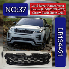 Glossy Black Show Grill LR134491 Compatible With Land Rover Range Rover Evoque - L551 (2020-2024) Tag No.37