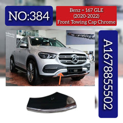 Front Towing Cap Chrome A1678855502 Compatible With Mercedes Benz GLE W167 Tag No.384