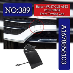 Front Towing Cap (Black) 1678856103 Compatible With Mercedes Benz W167 GLE (19-24) Tag No.389