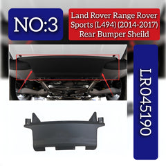 Rear Bumper Sheild LR045190 LR045191 Compatible With Land Rover Range Rover Sport - L494 (2014-2017) Tag No.3