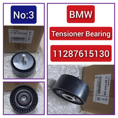 Belt Idler Pulley 11287615130 7615130 11287589365 Compatible with BMW 5 Series (F10) & 7 Series (F01, F02, F03, F04) & X5 (E70) Tag no : 3