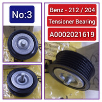 Belt Idler Pulley A0002021619 0002021619 0002021719 Compatible with MERCEDES-BENZ C-CLASS (W204) & E-CLASS (W212) Tag No.3