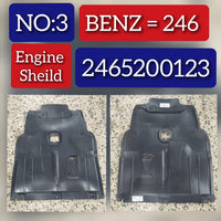 Engine Under Cover Lower Shield 2465200123 Compatible With MERCEDES-BENZ B-CLASS W246 Tag No.3