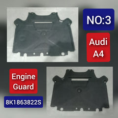 Rear Lower Under Engine Splash Shield Guard Cover 8K1863822S Compatible With AUDI A4 B8 (8K2) | A4 / S4 & A5 Sportback (8TA) | A5 / S5 & Q5 (8RB) Tag No.3