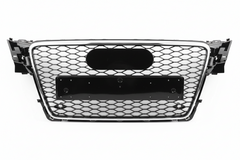 Show Grill Compatible With Audi A4 B8(2009-12) RS4 Black Chrome Tag 3