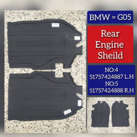 Under Shield For Tank Right 51759477804 51757424888 Compatible with BMW X5 G05 Tag No.5