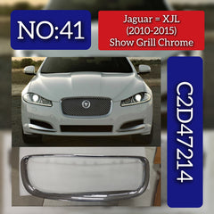 Show Grill Chrome C2D47214 Compatible With Jaguar XJL (2010-2015) Tag No.41