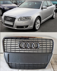Show Grill Audi A6 C6(2004-11) Original S-Line Grey Tag 41