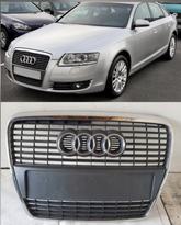 Show Grill Audi A6 C6(2004-11) 4F0853651 Original S-Line Grey