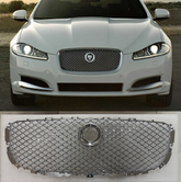 Full Chrome Show Grill C2D47215 Compatible With Jaguar XJL (2010-2015) Tag No.41