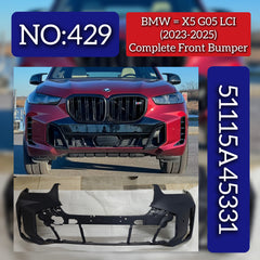 Complete Front Bumper 51115A45331 Compatible With BMW X5 (G05) LCI (2023-2025) Tag No.429