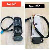 MERCEDES Benz C-CLASS W203 10 Wire Window Black Switch For Models W203/209 A2038210679 A2038200110 2038210679 Tag-SW-42