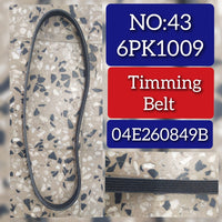 Belt 6PK1009 04E260849B 6019970192 A6019970192 Compatible With AUDI Tag-BEL-43