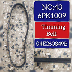 Belt 6PK1009 04E260849B 6019970192 A6019970192 Compatible With AUDI Tag-BEL-43